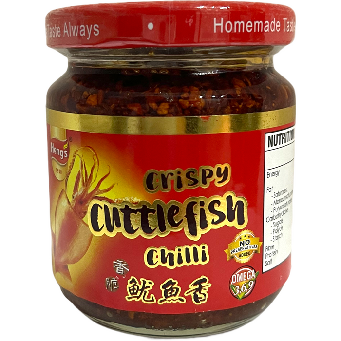 HENG''S CRISPY CUTTLEFISH CHILLI 180G