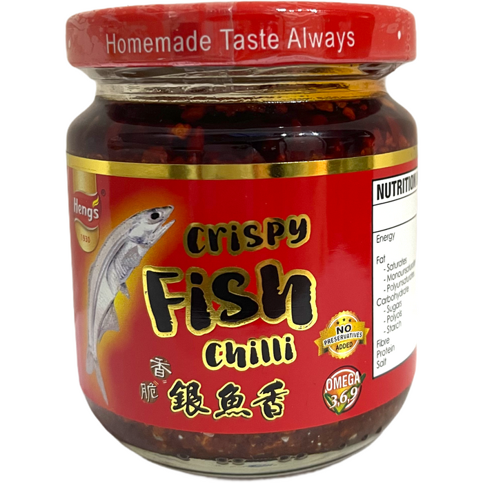 HENG''S CRISPY FISH CHILLI 180G