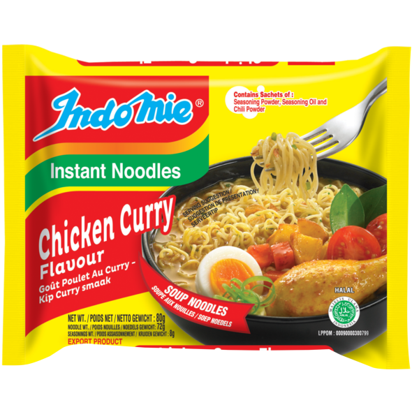 INDOMIE 咖哩雞口味 80G（多種包裝可選）