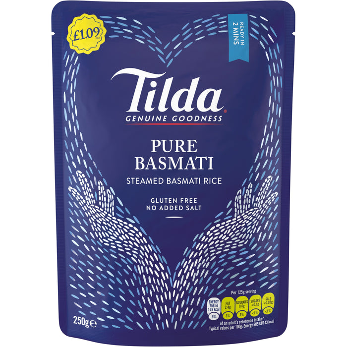TILDA PURE BASMATI RICE 250G