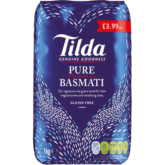 TILDA PURE BASMATI RICE 1KG