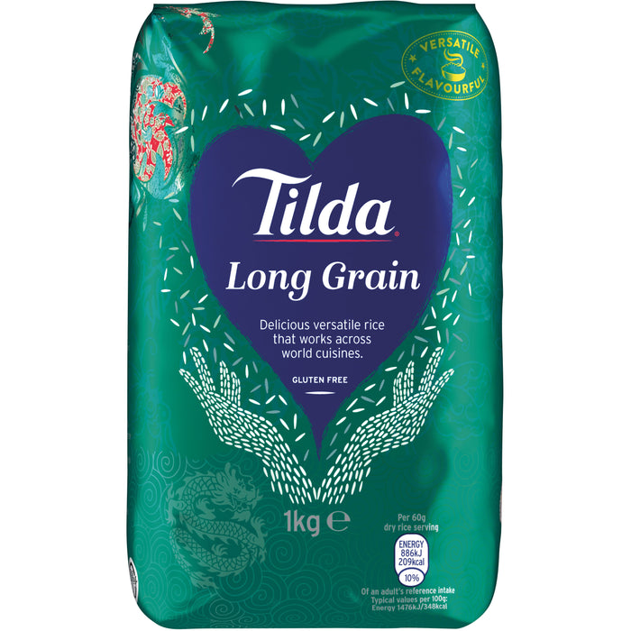 TILDA LONG GRAIN RICE 1KG