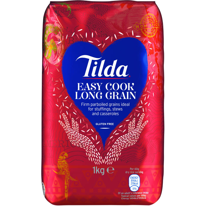 TILDA EASY COOK LONG GRAIN RICE 1KG