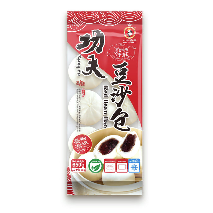KUNG FU RED BEAN BUN 10 PIECES 650G 功夫豆沙包