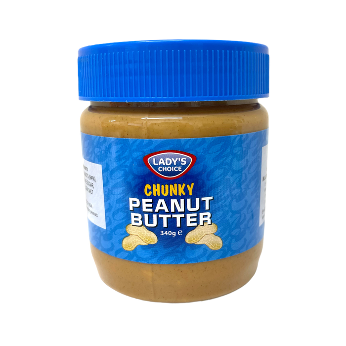 LADY''S CHOICE PEANUT BUTTER CHUNKY 340G