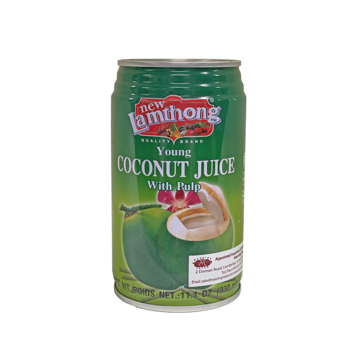 LAMTHONG YOUNG COCONUT JUICE WITH PULP 330ML