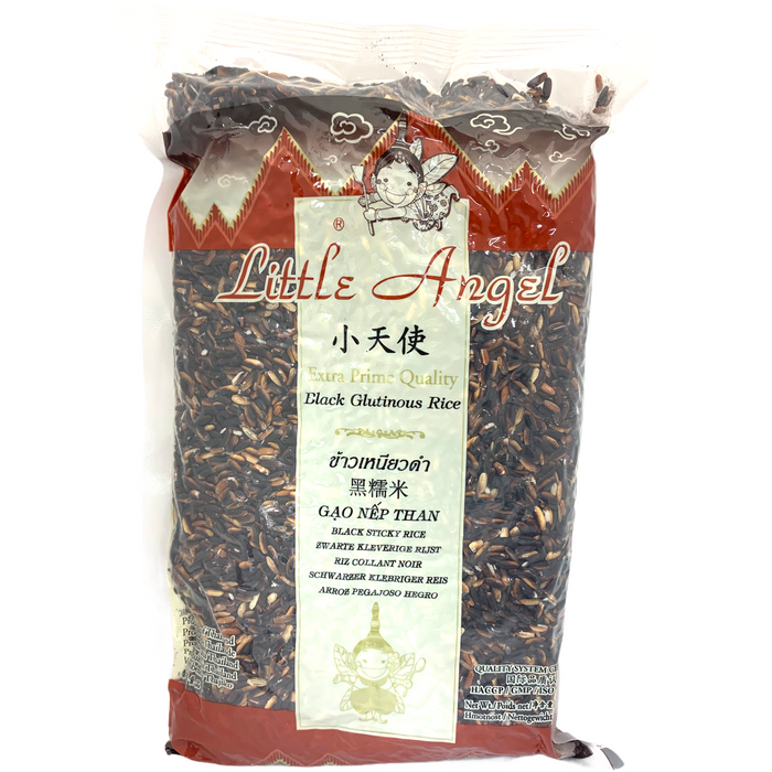 LITTLE ANGEL THAI BLACK GLUTINOUS RICE 1KG 小天使泰國黑糯米