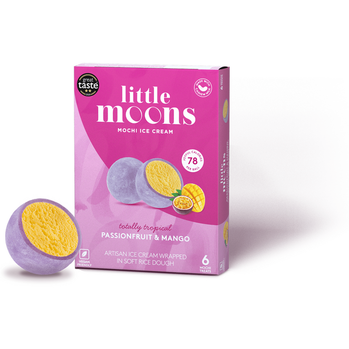LITTLE MOONS VEGAN TROPICAL ICE-CREAM MOCHI 6 x 32G