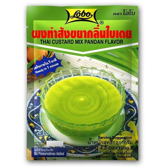 LOBO THAI CUSTARD MIX PANDAN 120G