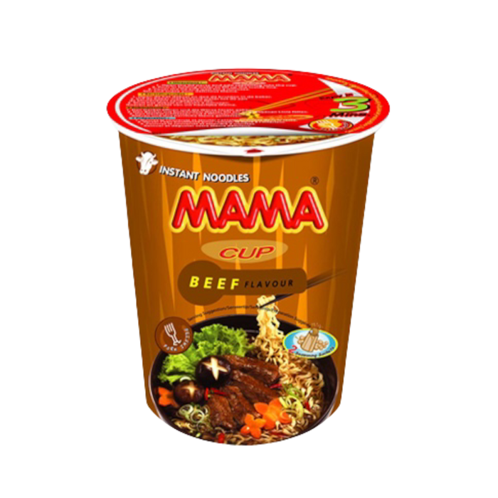 MAMA BEEF FLAVOUR CUP NOODLES 70G