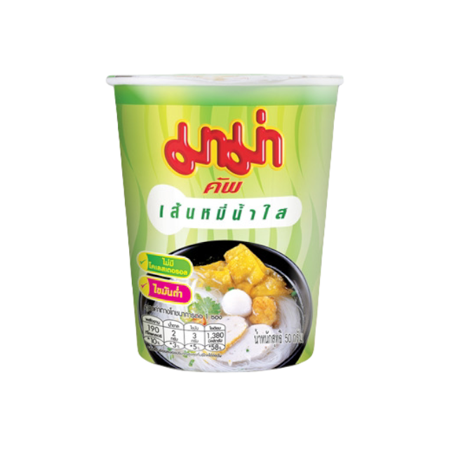 MAMA CLEAR SOUP RICE VERMICELLI CUP NOODLE 50G