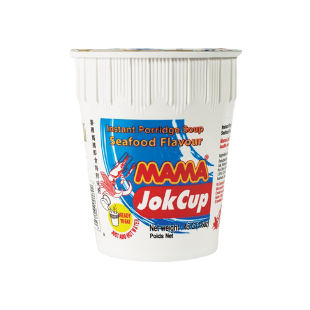 MAMA SEAFOOD FLAVOUR RICE PORRIDGE JOK CUP 45G