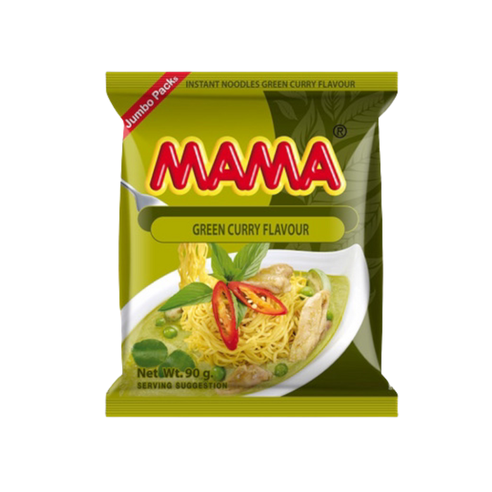 MAMA NOODLE GREEN CURRY JUMBO PACK 90G
