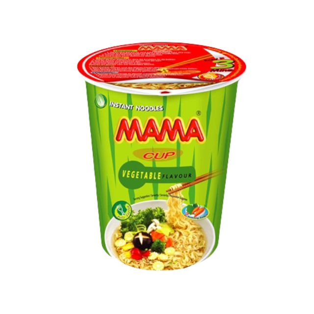 MAMA VEGETABLE FLAVOUR CUP NOODLE 70G