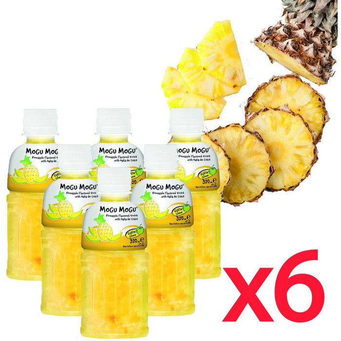 MOGU MOGU 鳳梨椰果飲料 6 包
