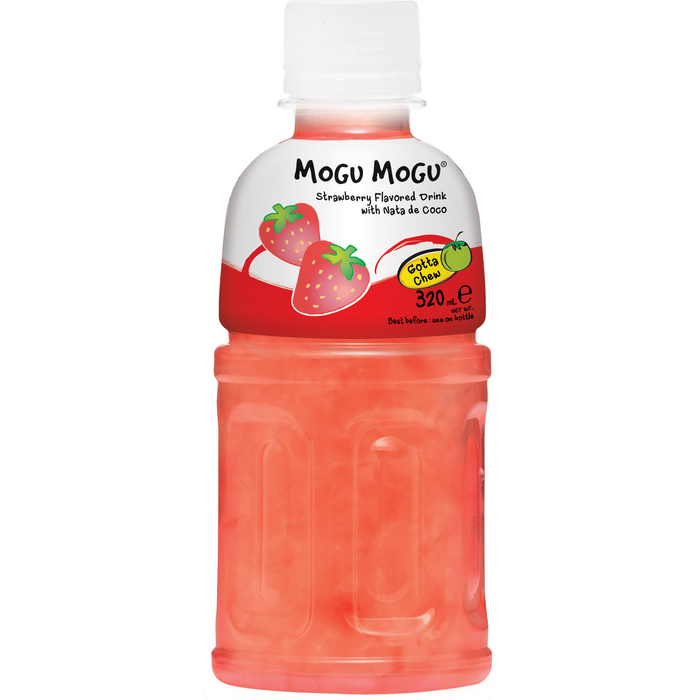MOGU MOGU 草莓椰果飲料 320ML