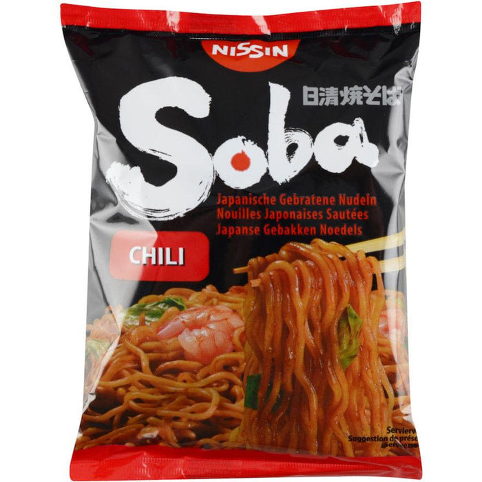 NISSIN CHILLI SOBA NOODLES PACKET 111G