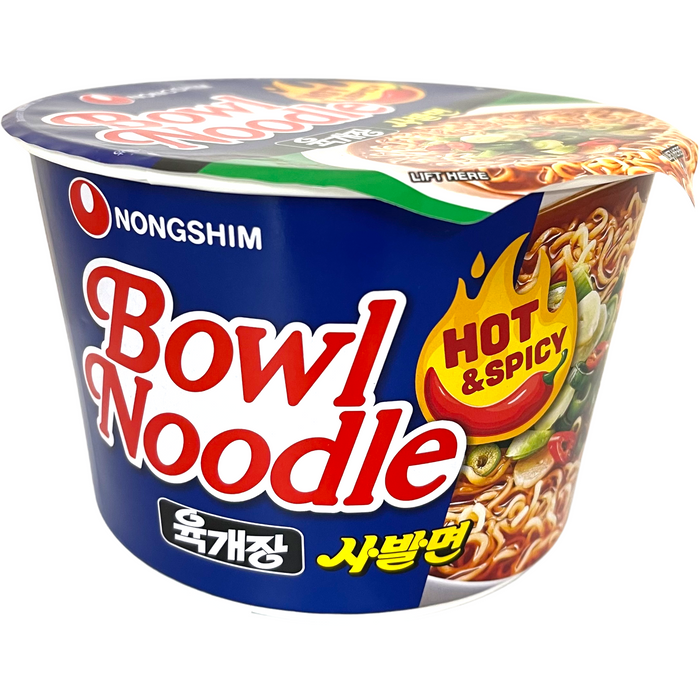 NONGSHIM HOT & SPICY FLAVOUR NOODLE BOWL 100G