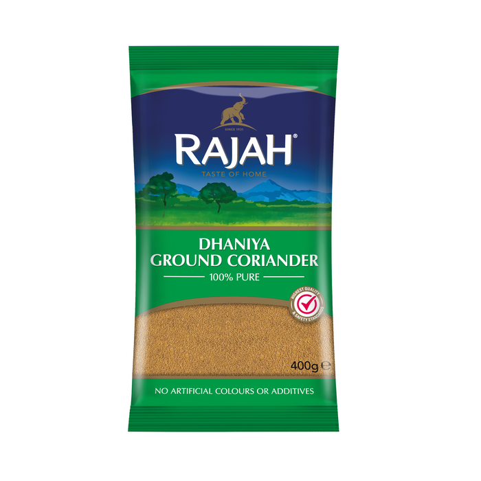 RAJAH DHANIYA GROUND CORIANDER 400G