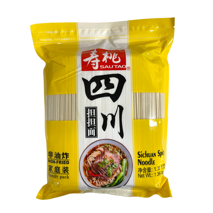 SAU TAO SICHUAN SPICY NOODLES 1.36KG 壽桃牌麻辣麵