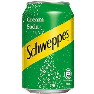 SCHWEPPES CREAM SODA 330ML 忌廉梳打