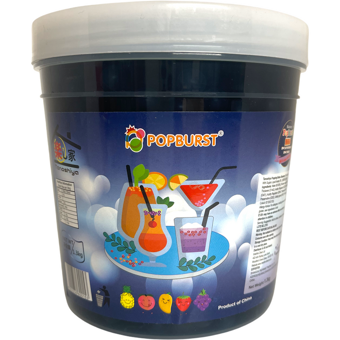 TANOSHIYA POPBURST BLUEBERRY POPPING BOBA 1.3KG