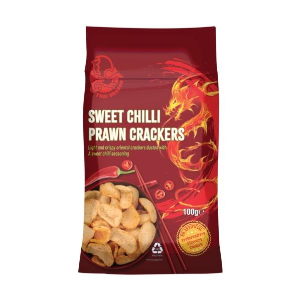 THAI SWEET CHILLI PRAWN CRACKERS 100G