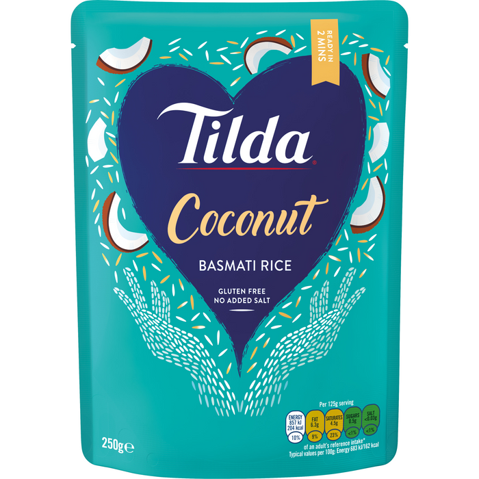 TILDA COCONUT BASMATI RICE 250G