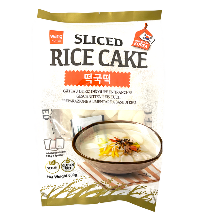 WANG SLICED RICE CAKE 600g