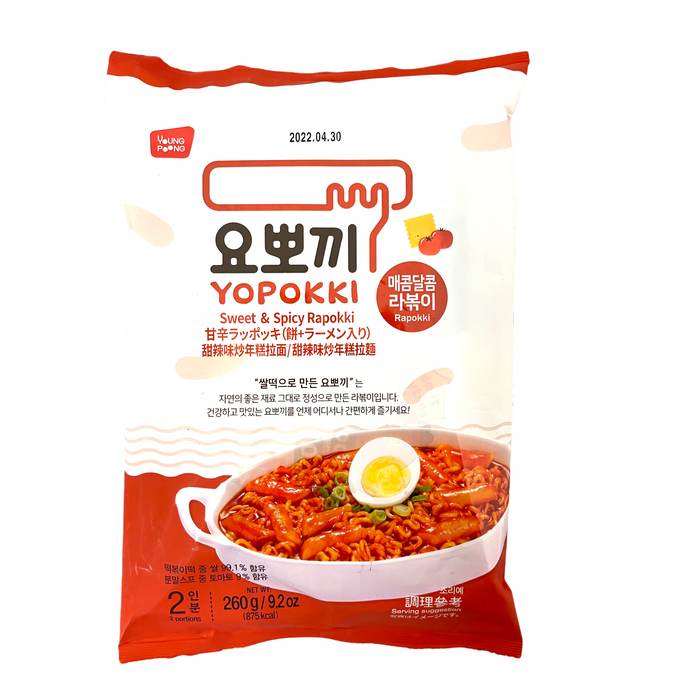 YOUNG POONG YOPOKKI SWEET & SPICY TTEOKBOKKI RAPOKKI 260G