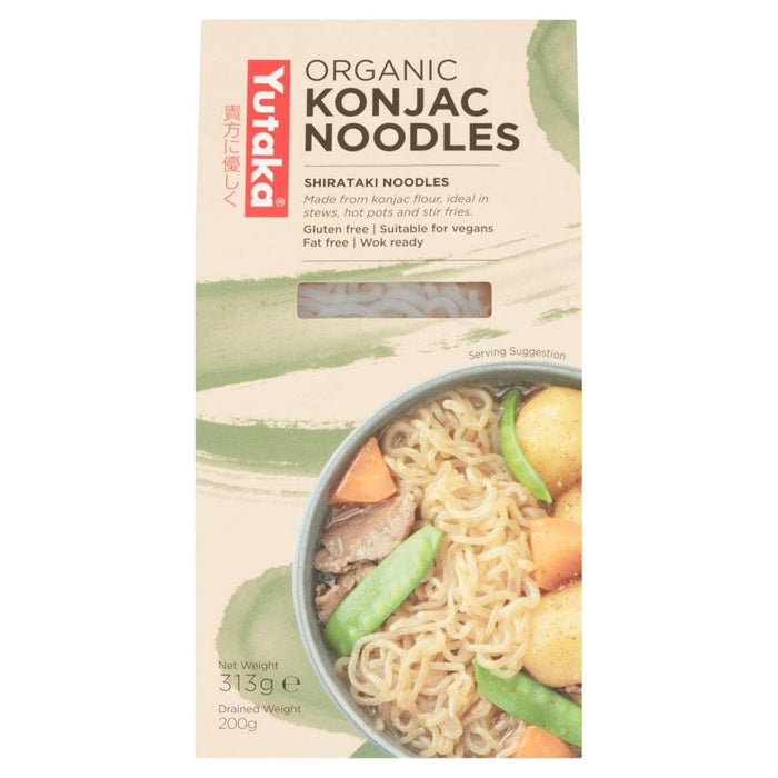 YUTAKA GLUTEN FREE ORGANIC KONJAC VEGAN NOODLES 200G