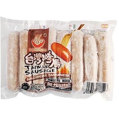 正点台湾香肠黑胡椒430G 正点台湾烤肠-黑胡椒味
