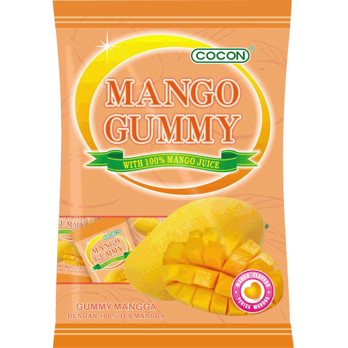 COCON MANGO GUMMY JELLY SWEETS 100G