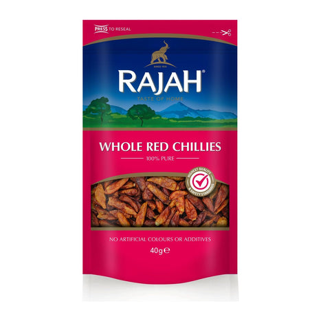 RAJAH WHOLE RED CHILLIES - 200G