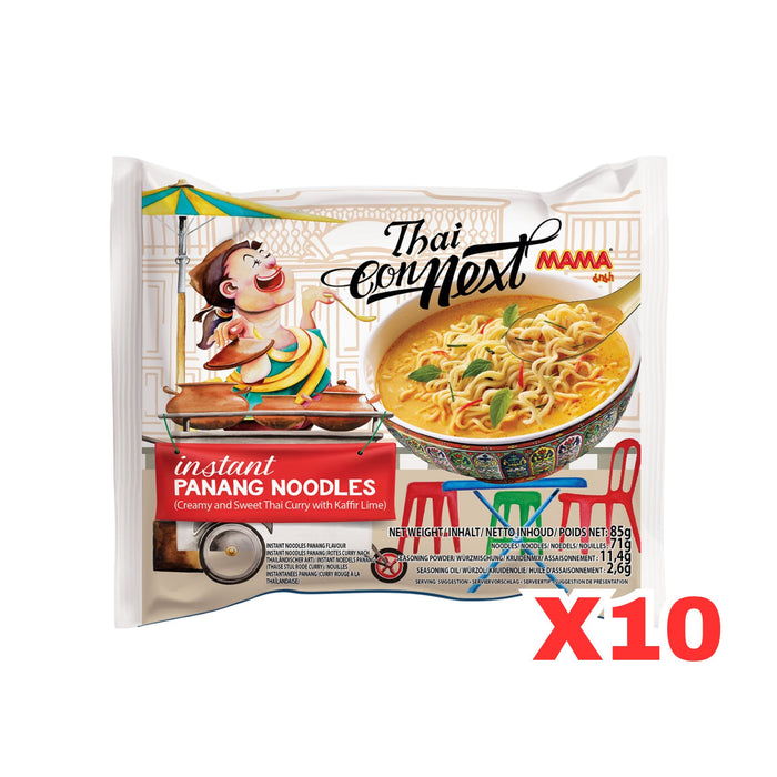 MAMA THAI CONNEXT PANANG INSTANT NOODLES 85G, CASE OF 10