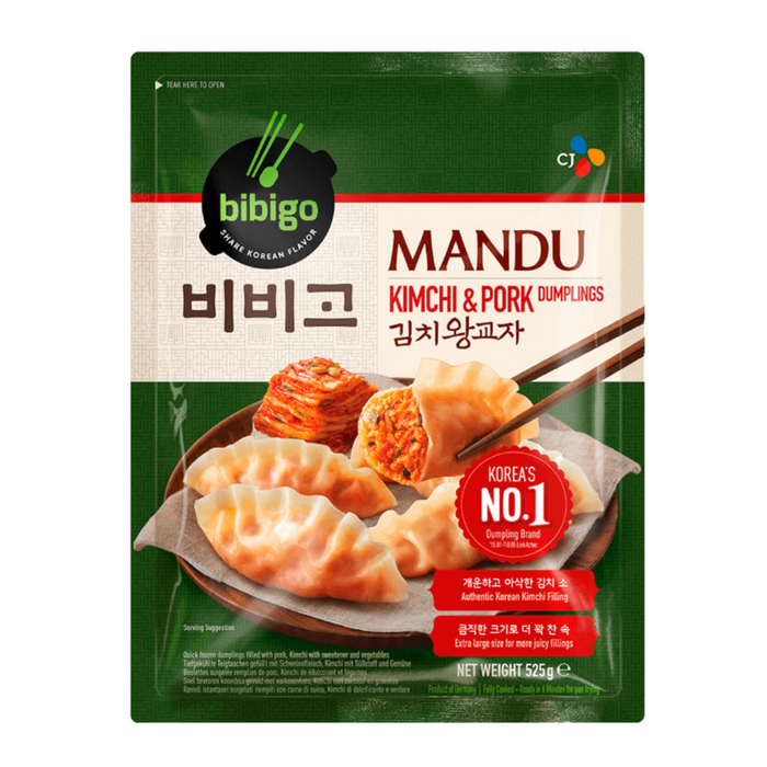 BIBIGO MANDU KIMCHI & PORK DUMPLINGS 525G