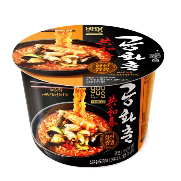 GS RETAIL YOUSS GONGHWACHUN JJAMBBONG BOWL NOODLE 110G