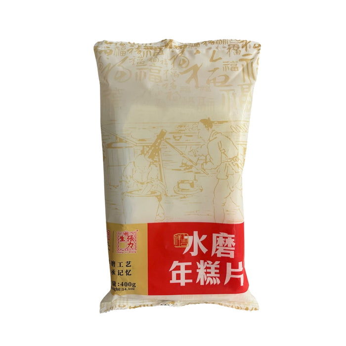 CHANG LI SHENG CHINESE STYLE RICE CAKE SLICES 400G 張力生水磨年糕片