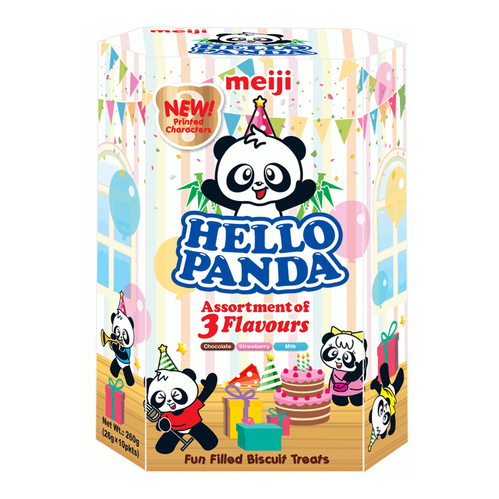 MEIJI HELLO PANDA ASSORTED BISCUIT JUMBO PACK