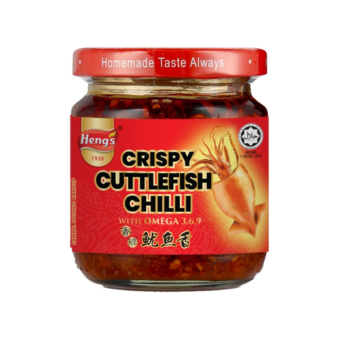 HENG'S CRISPY CUTTLEFISH CHILLI 180G