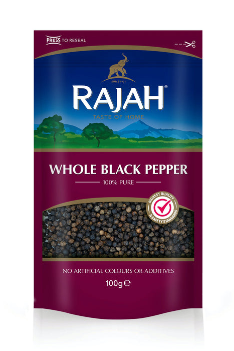 RAJAH WHOLE BLACK PEPPER - 100G