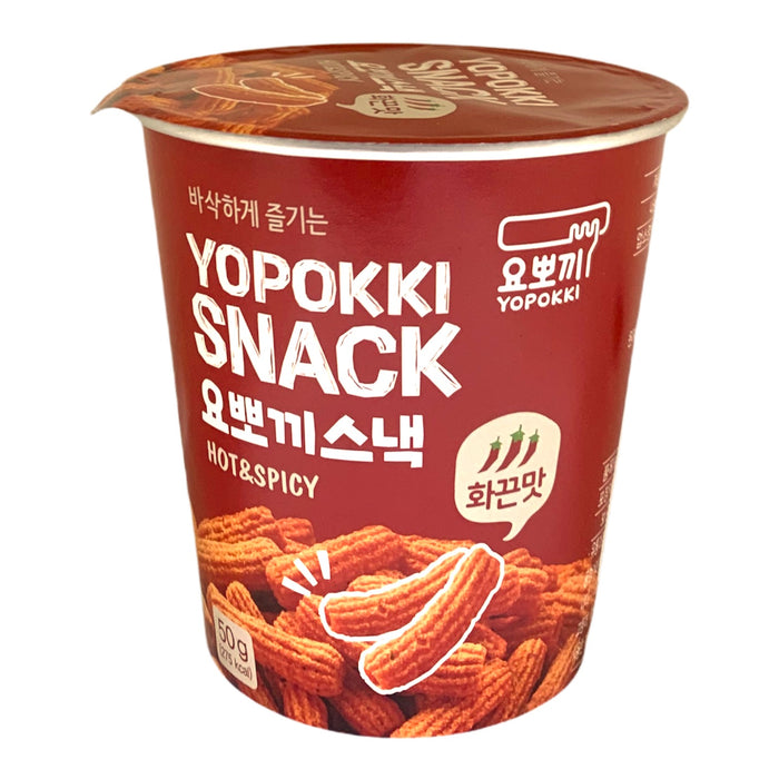 YOPOKKI TTEOKBOKKI HOT&SPICY SNACK - 50G