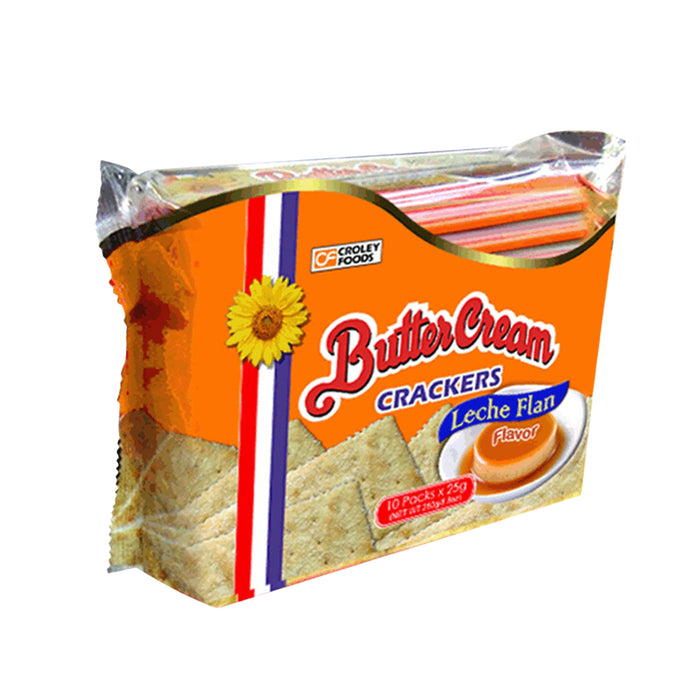 SUNFLOWER BUTTERCREAM LECHE FLAN CRACKERS 250G