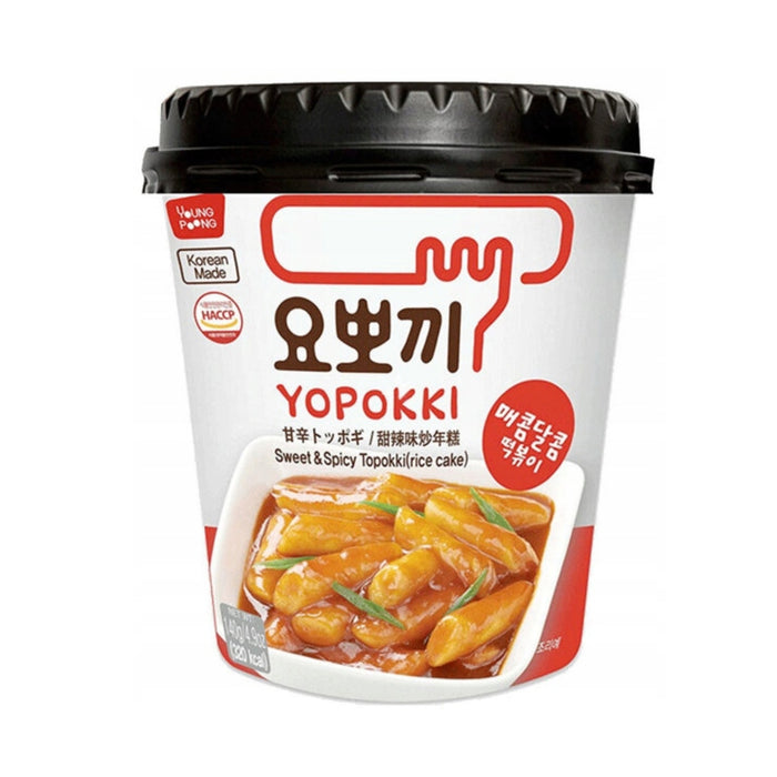 YOUNG POONG YOPOKKI SWEET & SPICY TOPOKKI CUP 140G