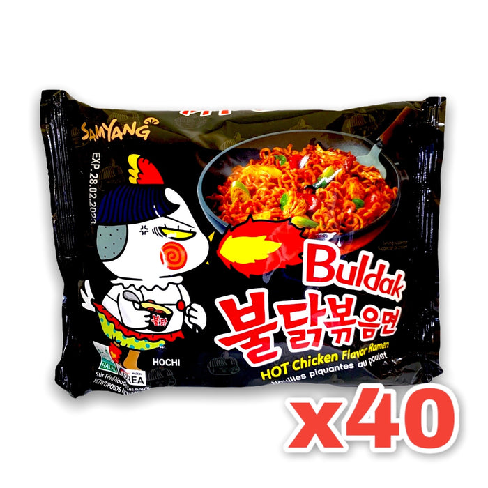 SAMYANG BULDAK HOT CHICKEN RAMEN 140G, CASE OF 40 (MAX. 3 CASES PER CUSTOMER)