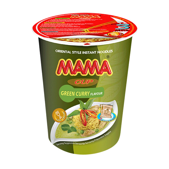 MAMA GREEN CURRY CUP NOODLE 70G