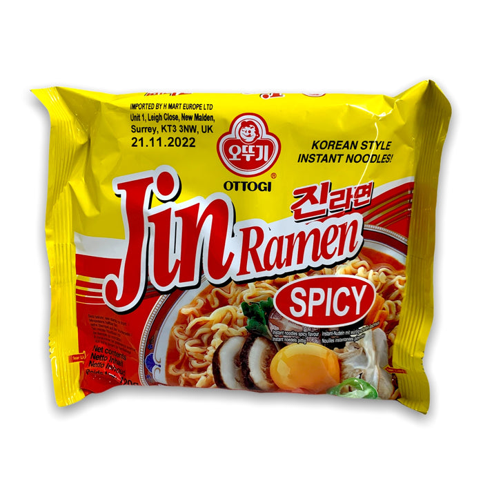 OTTOGI JIN 辣味拉麵包 - 120G