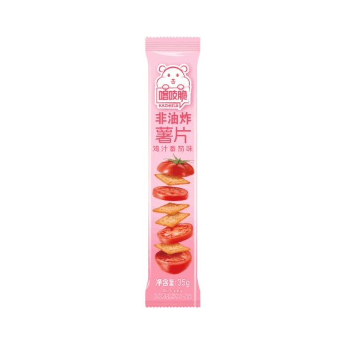 QIA QIA CHICKEN & TOMATO POTATO CRACKERS 35G