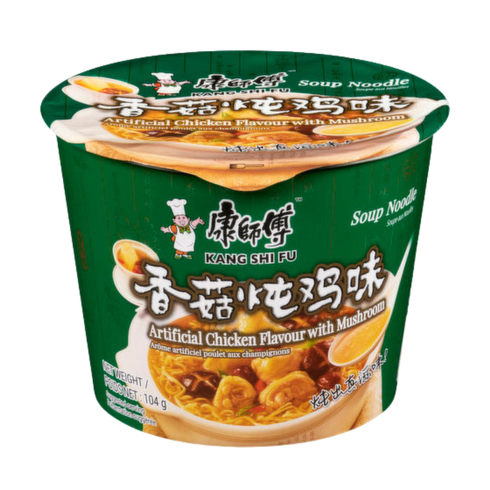 MASTER KONG CHICKEN MUSHROOM BOWL NOODLE 103G 康师傅即食面桶面 香菇炖鸡味