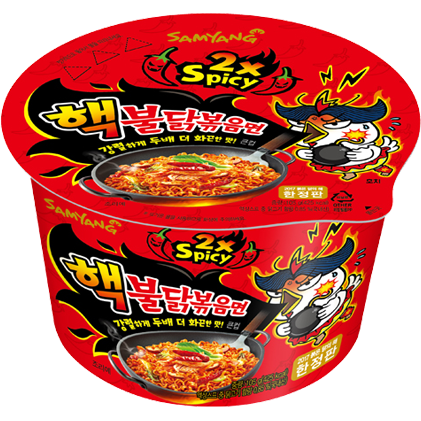 SAMYANG HOT CHICKEN DOUBLE SPICY RAMEN BOWL 105G